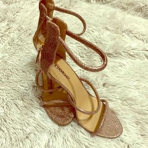 Bebe Glitter Sandals